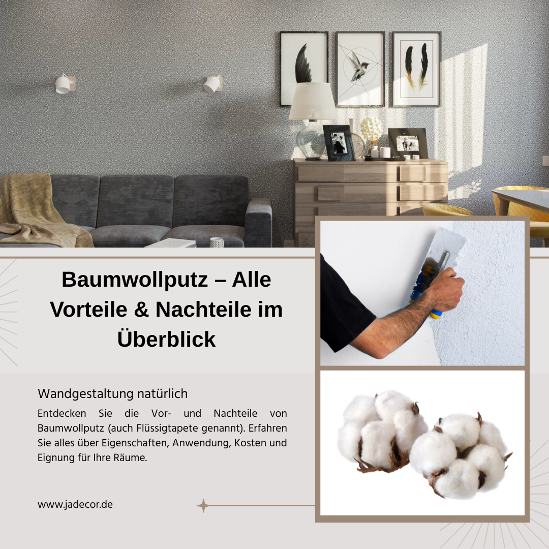 Baumwollputz: Vorteile & Nachteile im Überblick