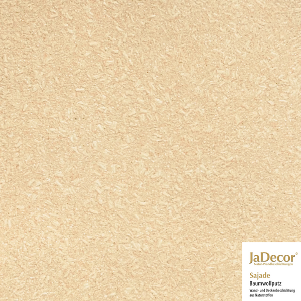 Baumwollputz Sajade Terra1 | Baumwollputz in beige | mittlere Struktur