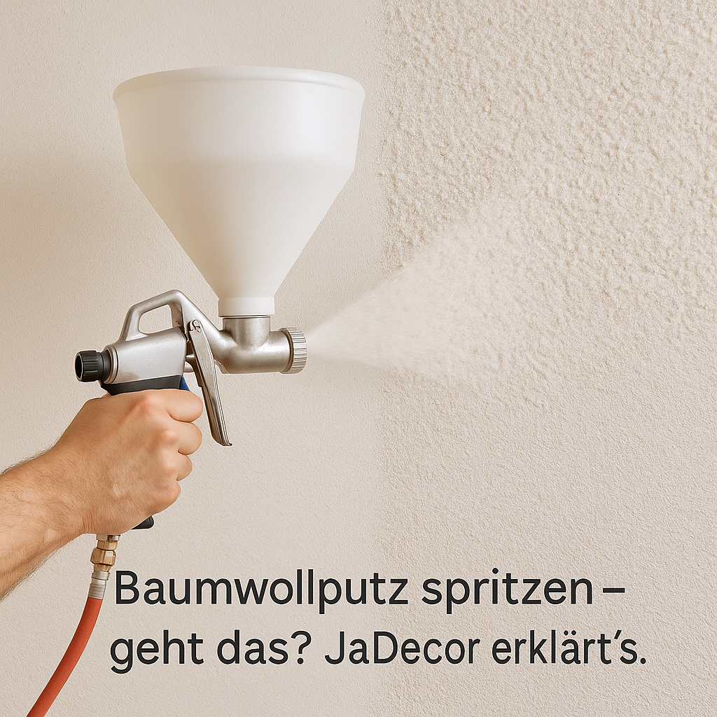 Baumwollputz spritzen – Anleitung & richtige Grundierung