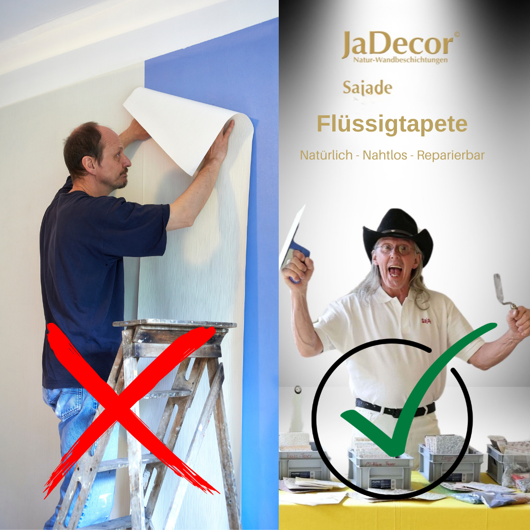 Was ist Flüssigtapete?