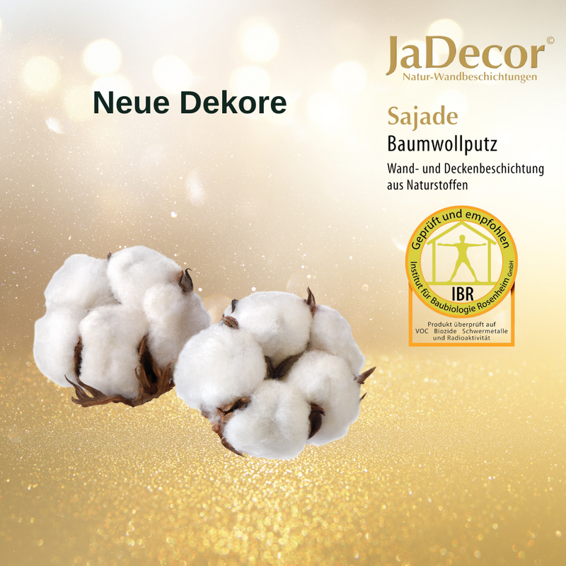 Baumwollputz Sajade - die neuen Dekore