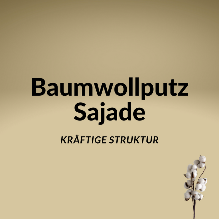 Baumwollputz Sajade - kräftige Struktur | optimale Wandgestaltung