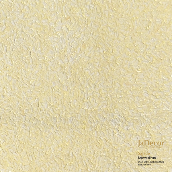 Baumwollputz Sajade Janina4A2 | Baumwollputz Cremefarben mit gelb